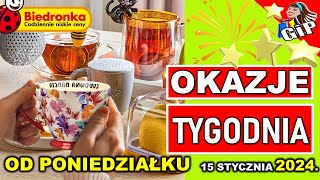 𝐁𝐈𝐄𝐃𝐑𝐎𝐍𝐊𝐀 🐞  Gazetka Promocyjna od Poniedziałku 15012024  Okazje które docenisz [upl. by Lleihsad]