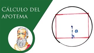 Calculo del apotema de un polígono regular  BALDOR [upl. by Sankey]