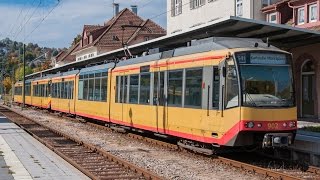 Führerstandsmitfahrt Karlsruhe  Freudenstadt TramTrain Murgtalbahn  Auschnitte [upl. by Mitchiner494]