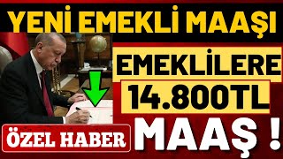 EMEKLİ 14800TL DUL YETİM ENGELLİ 2024 YENİ MAAŞLARI AÇIKLANDI EN DÜŞÜK EMEKLİ MAAŞI NE KADAR [upl. by Koh47]