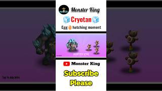 The 🧊Cryotan🧊 egg🥚 hatching moment monsterlegends shorts [upl. by Nayllij781]