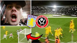 LIMBS IN AWAY END LATE DRAMA VAR MADNESS  MORE  Aston Villa vs Sheffield United [upl. by Eissel]