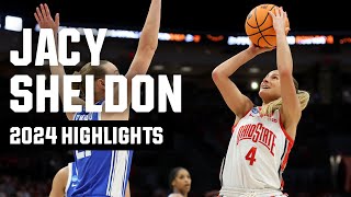 Jacy Sheldon 2024 NCAA tournament highlights [upl. by Refanej]