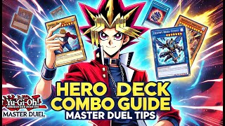 شرح مجموعة الهيرو بالتفصيل Master Duel HERO deck guide [upl. by Sulienroc]