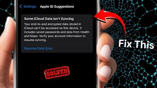 How to Fix Some iCloud Data isnt Syncing  iPhone  iPad  iOS 17 [upl. by Goren]