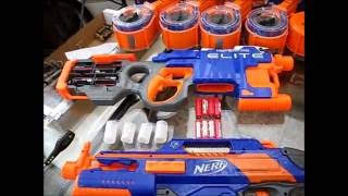 Nerf Hyperfire Shooting amp Rapidstrike Vs Hyperfire Review amp IMR Comparison at 6v 74v 111v [upl. by Penman]