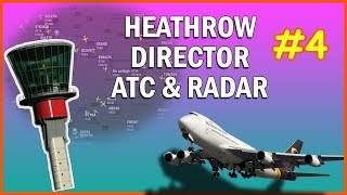 LIVE London Heathrow EGLL Approach Air Traffic Control with RADAR 1204mhz [upl. by Adlen]