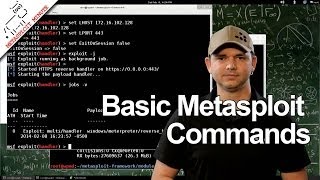 Basic MSF Console Commands  Metasploit Minute Cyber Security Education [upl. by Standford850]