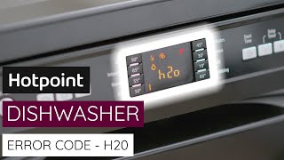 Dishwasher Error code H20  by Hotpoint [upl. by Ada]