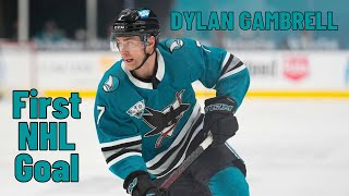 Dylan Gambrell 7 San Jose Sharks first NHL goal May 21 2019 [upl. by Cletus]