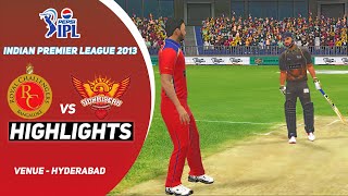 LAST OVER THRILLER🔥 RCB vs SRH  MATCH NO 02  HIGHLIGHTS  REAL CRICKET 24 [upl. by Nylirej]