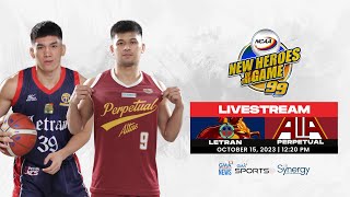 NCAA Season 99  Perpetual vs Letran Mens Basketball  LIVESTREAM  Replay [upl. by Oninrutas]