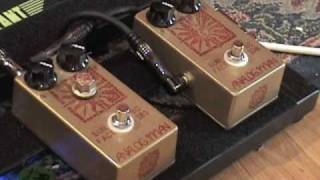 Analogman Sunface Fuzz guitar effects pedal demo BC108 BC183 Silicon [upl. by Yentrok]