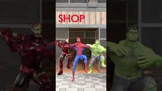 Superheroes go crazy spiderman funny marvel animation [upl. by Calica]