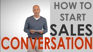 Starting a Sales Conversation amp CrossSelling [upl. by Nyrem]