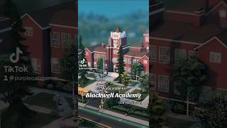 Welcome to Blackwell Academy 🦋 sims4 lifeisstrange shorts [upl. by Odracir]