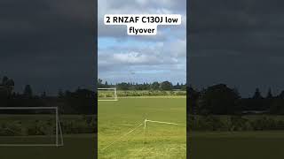 Low 2 RNZAF C130J flyover aviation rnzaf c130hercules lowflying flying [upl. by Maibach]