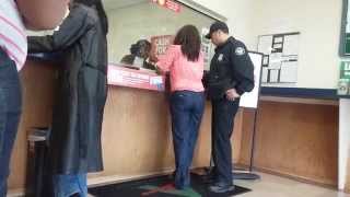 How To Get Arrested Lady gets arrested for check fraud at a check cashing store [upl. by Anwahsat]