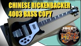 Chinese Rickenbacker 4003 Bass Copy Review and Demo [upl. by Ytak402]