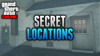 GTA 5 Hidden amp Secret Locations Online  5 Secret Places on GTA 5 Online GTA 5 Glitches [upl. by Durrett738]