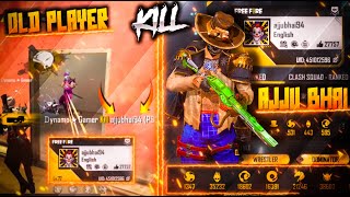 OLD PLAYER KILLED AJJUBHAI 😱 TOP 5 OLD PLAYER WHO KILLED FREE FIRE YOUTUBERS  GARENA FREE FIRE [upl. by Jit]