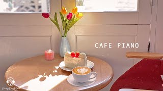 Sweet Piano Cafe Music  Acoustic Smooth Piano BGM Coffee Shop Music Playlist  Study Music [upl. by Onileva]