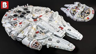 Ultimate Custom LEGO Millennium Falcon with Full Interior [upl. by Hanson]