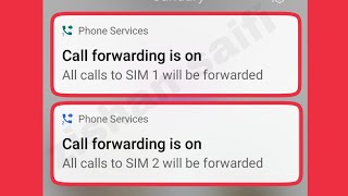 How To Removed Call Forwarding is on Notification In Redmi Xiaomi Phone [upl. by Daisie]