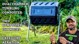 How to use a compost tumbler  Most POWERFUL Organic Fertilizer for your plants  compost [upl. by Messing]