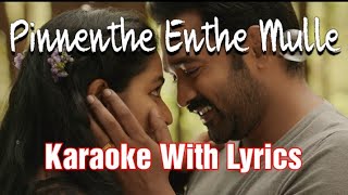 Pinnenthe Enthe Mulle  Ellam Sheriyakum  Karaoke With Lyrics  Unplugged  Sangeeth Surendran [upl. by Leahcim]