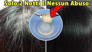 Applicare Questa Crema Sul Cuoio Capelluto E Si Trasformerà Capelli Bianchi In Nero Dalle Radici [upl. by Llenrahs]