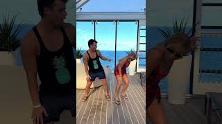 POV you’re on a cruise 😂 Montana Tucker amp Garrett Clayton shorts youtubeshorts dance [upl. by Iaj230]