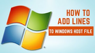 Host File How to add lines to the windows host file Filmora [upl. by Yank889]