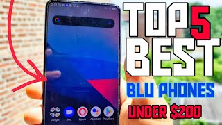 Top 5 Best BLU Phones to buy in 2021 Under 200 [upl. by Elrem]