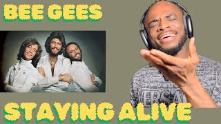 This is Fire  First Time Hearing BeeGees “Staying Alive” REACTION [upl. by Geno97]