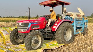 Part2  New Holland 3630 Special Edition Tractor with Punjab paddy Thresher Mahindra Arjun Novo605 [upl. by Aihsot423]