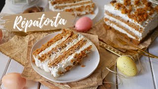 RÉPATORTA RECEPT🥕🍰 pekános fehércsokis egyszerű és nagyon finom [upl. by Yelloh]