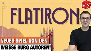 FLATIRON  Neues 2 Personen Spiel von den Die Weiße Burg Autoren [upl. by Slerahc]