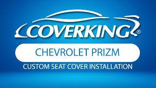 How to Install 19982002 Chevrolet Prizm Custom Seat Covers  COVERKING® [upl. by Tori135]