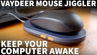 Vaydeer Mouse Jiggler Review  Mouse Mover Work From Home and Keep Your Computer Awake [upl. by De]