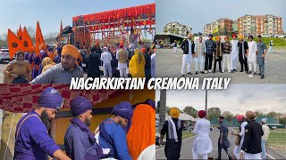 NAGARKIRTAN IN ITALY CREMONA 🇮🇹  ENA JYADA KATH 🙏  SAREA NE PAE KURTE PAJAME TE BNIA PAGGA 🙏 [upl. by Ax]