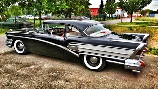 1958BuickSpecialV8364NailheadCoupekernigerSoundSpecialCarsBerlin [upl. by Ackler645]