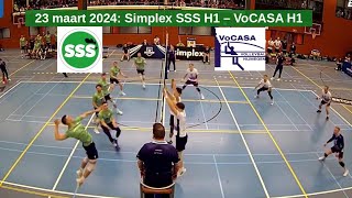 20240323 Simplex SSS H1  VoCASA H1 big points Bpoule Eredivisie [upl. by Schreibman]