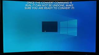 How To Convert Boot Drive With MBR2GPT Tool In Windows 10 [upl. by Ellienad90]