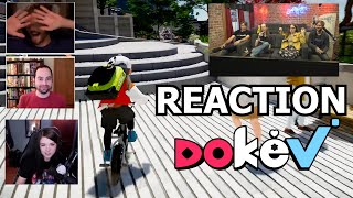 DokeV Gameplay Trailer Gamers Live Reaction at Gamescom 2021 [upl. by Morganne]