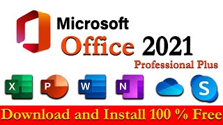 How Download And Install MS Office 2021 with Activation Key For Free  MS Word  Power Point  Excel [upl. by William]