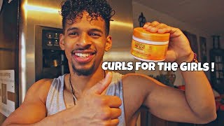 The BEST Mens Curly Hair Routine For 2018 [upl. by Rebliw439]