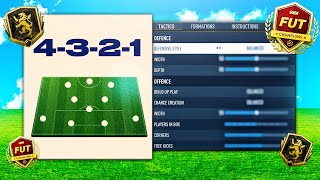 PRO PLAYER DHTEKKZ META 4321 FORMATION amp CUSTOM TACTICS  EAFC 24 ULTIMATE TEAM [upl. by Salina]