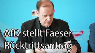 AfD stellt FaeserRücktrittsantrag [upl. by Jerol111]