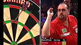 Hankey vs OShea Darts World Championship 2004 Quarter Final [upl. by Ydniahs]